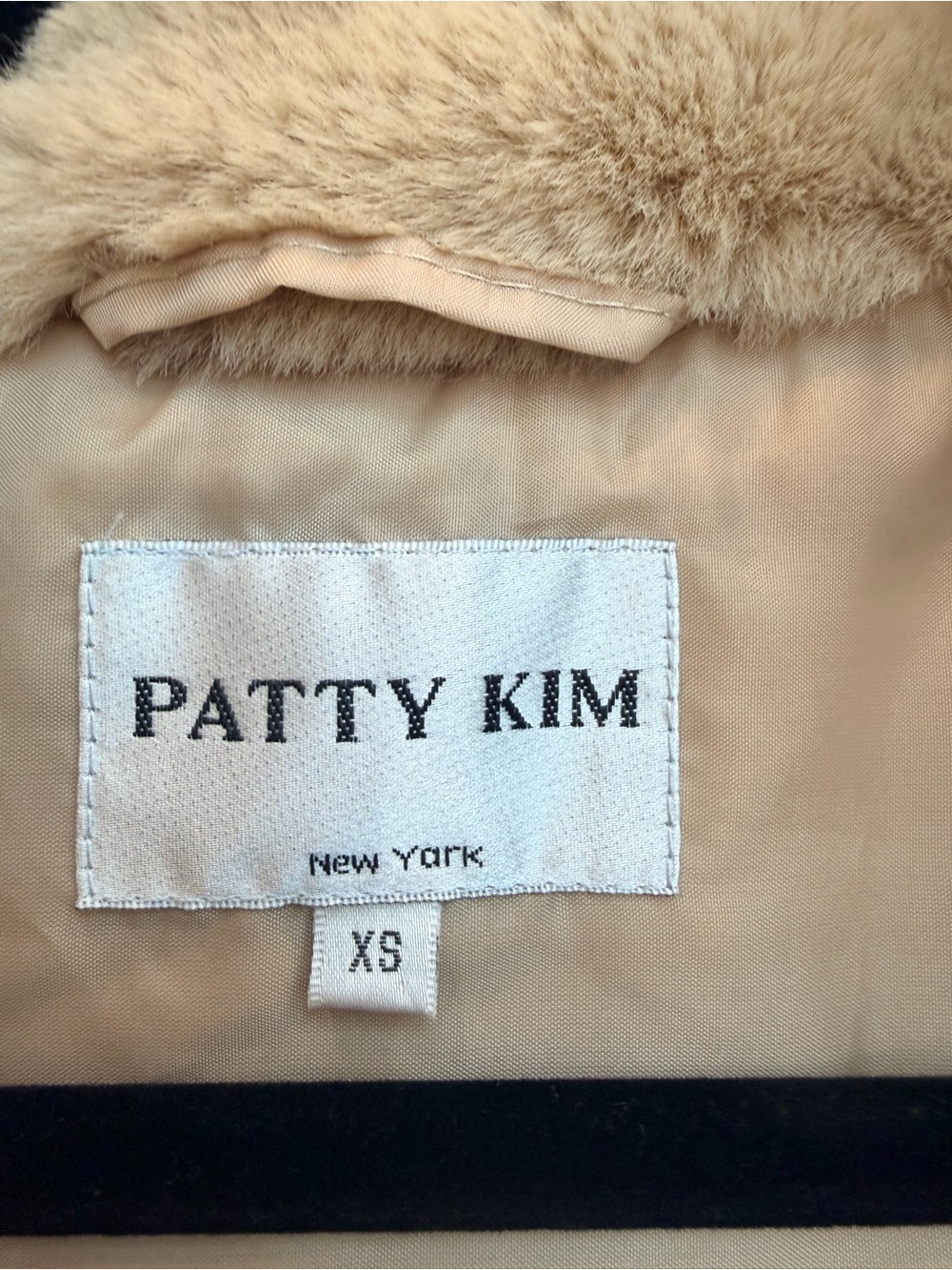 Patti Kim New York Designer Chic Faux Fur Lauren Vest Toast Brown Size XS - Picture 12 of 16